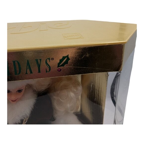 Vintage Barbie Happy Holidays Special Edition Doll Purple Eyes 1996 Mattel 15646 - Picture 7 of 16